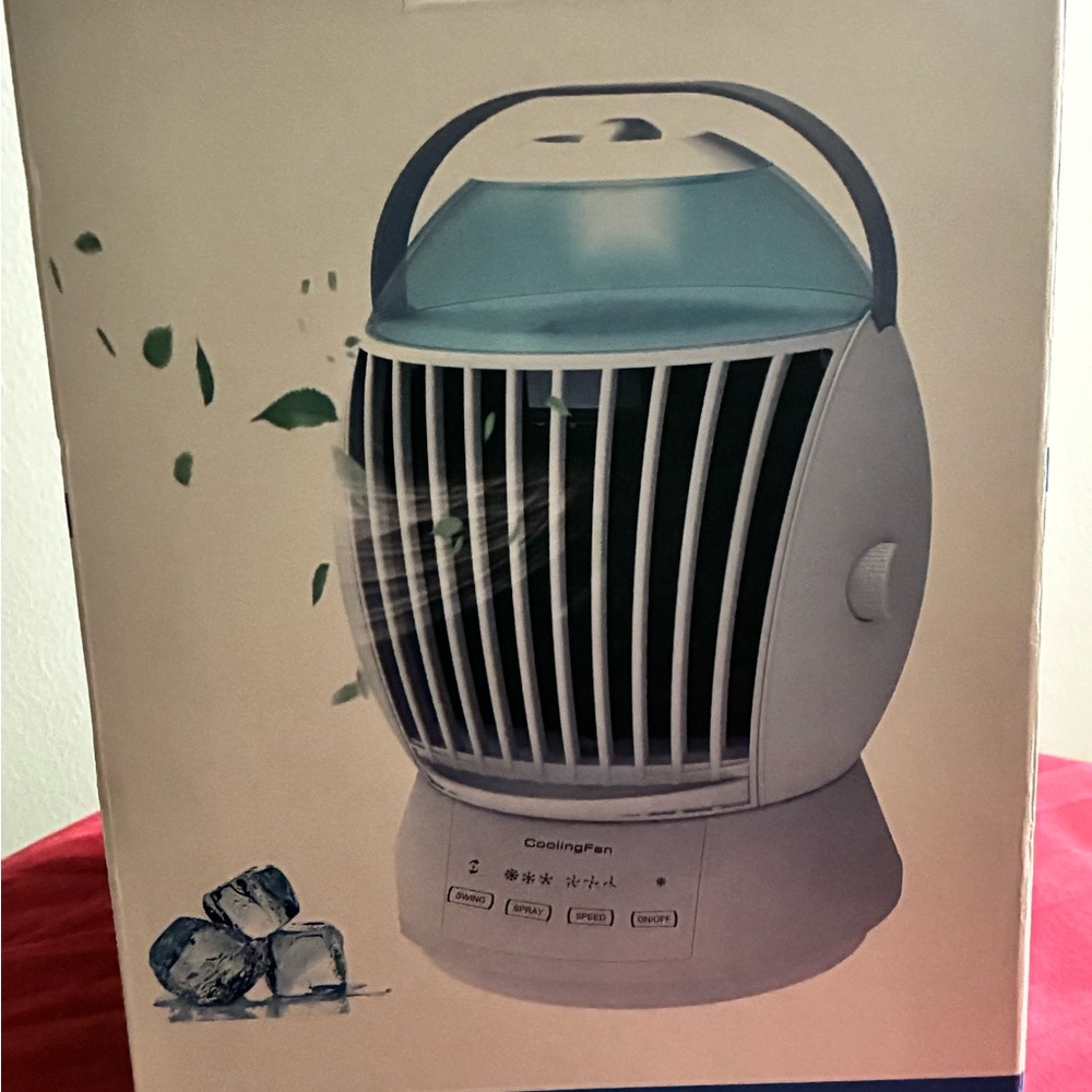 NIB CoolingFan CF-009 Portable Desktop Air Cooler & Humidifier